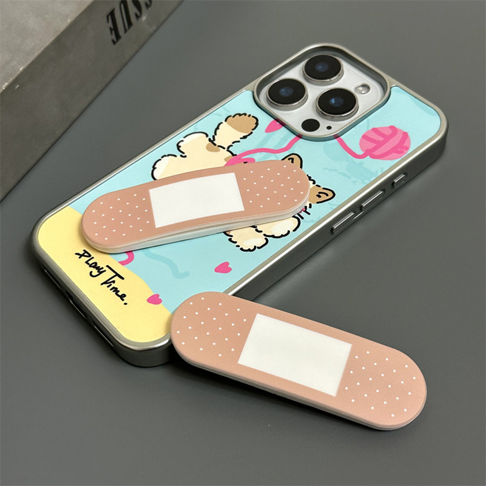 Phone Accessories Useful - Custodia per telefono coreana con staffa