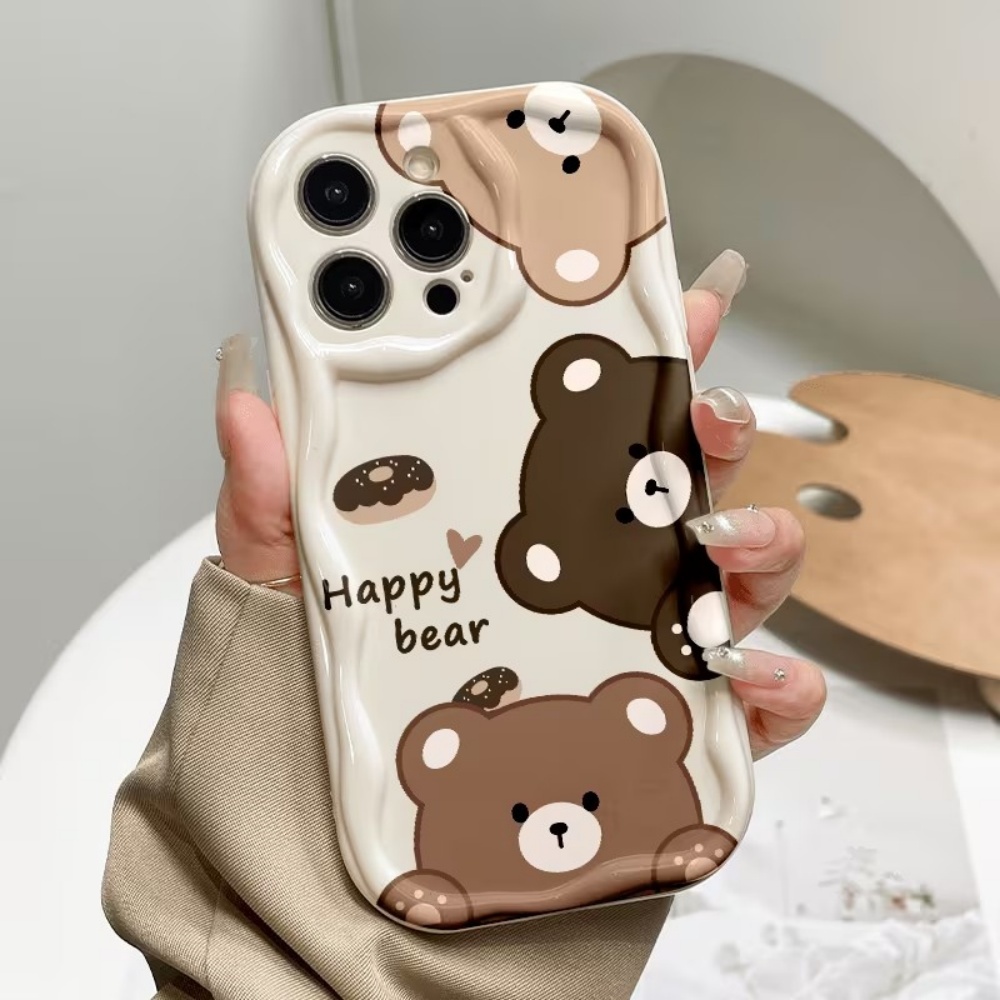 Apple Iphone 15 - Custodia Morbida in TPU con Fantasia